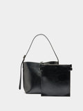 Bolso Bombonera Efecto Craquelado