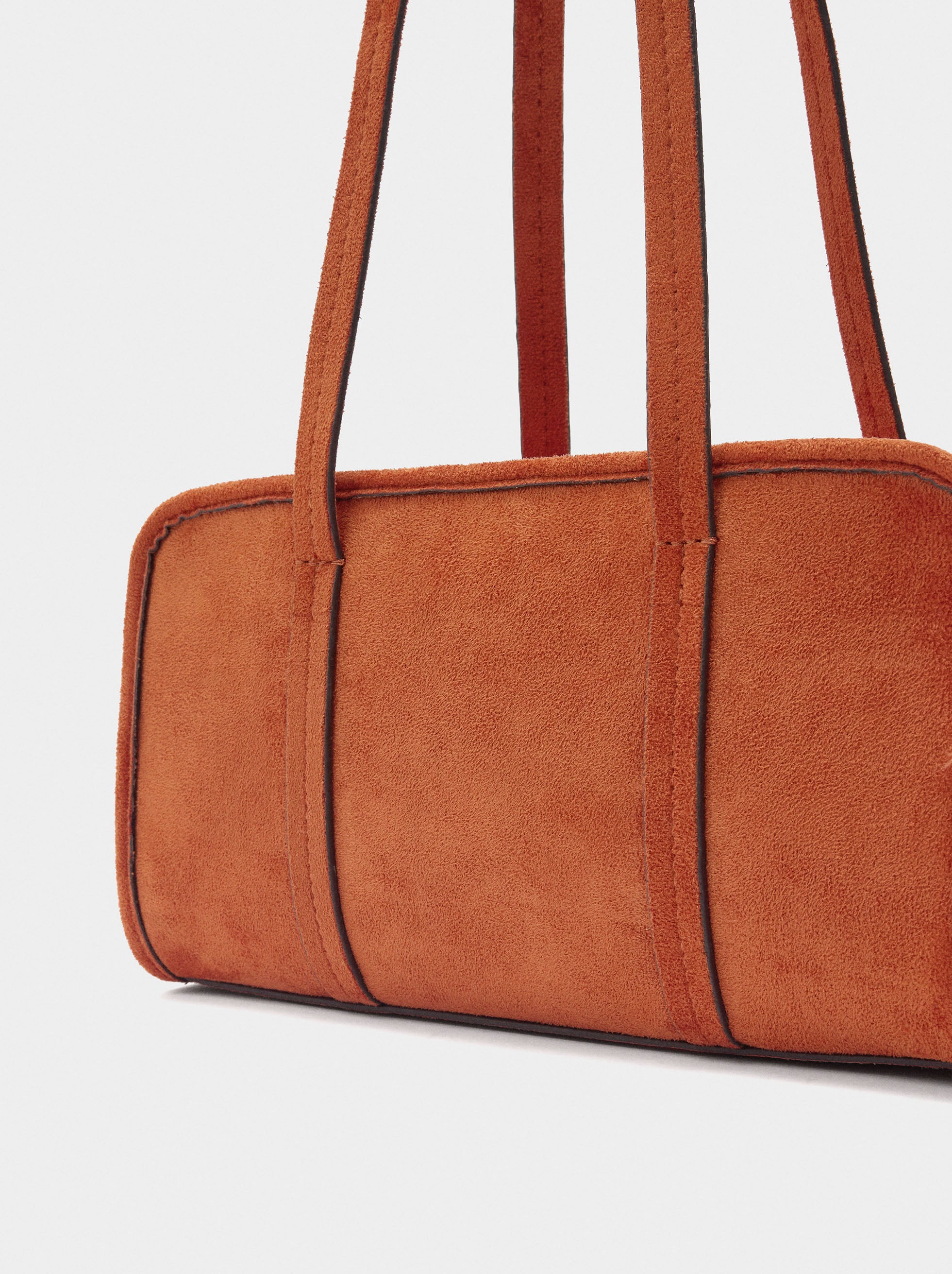 Bolso Bowling Efecto Piel