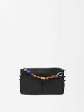 Bolso Bandolera De Nylon Con Colgante