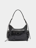 Bolso De Hombro De Efecto Envejecido