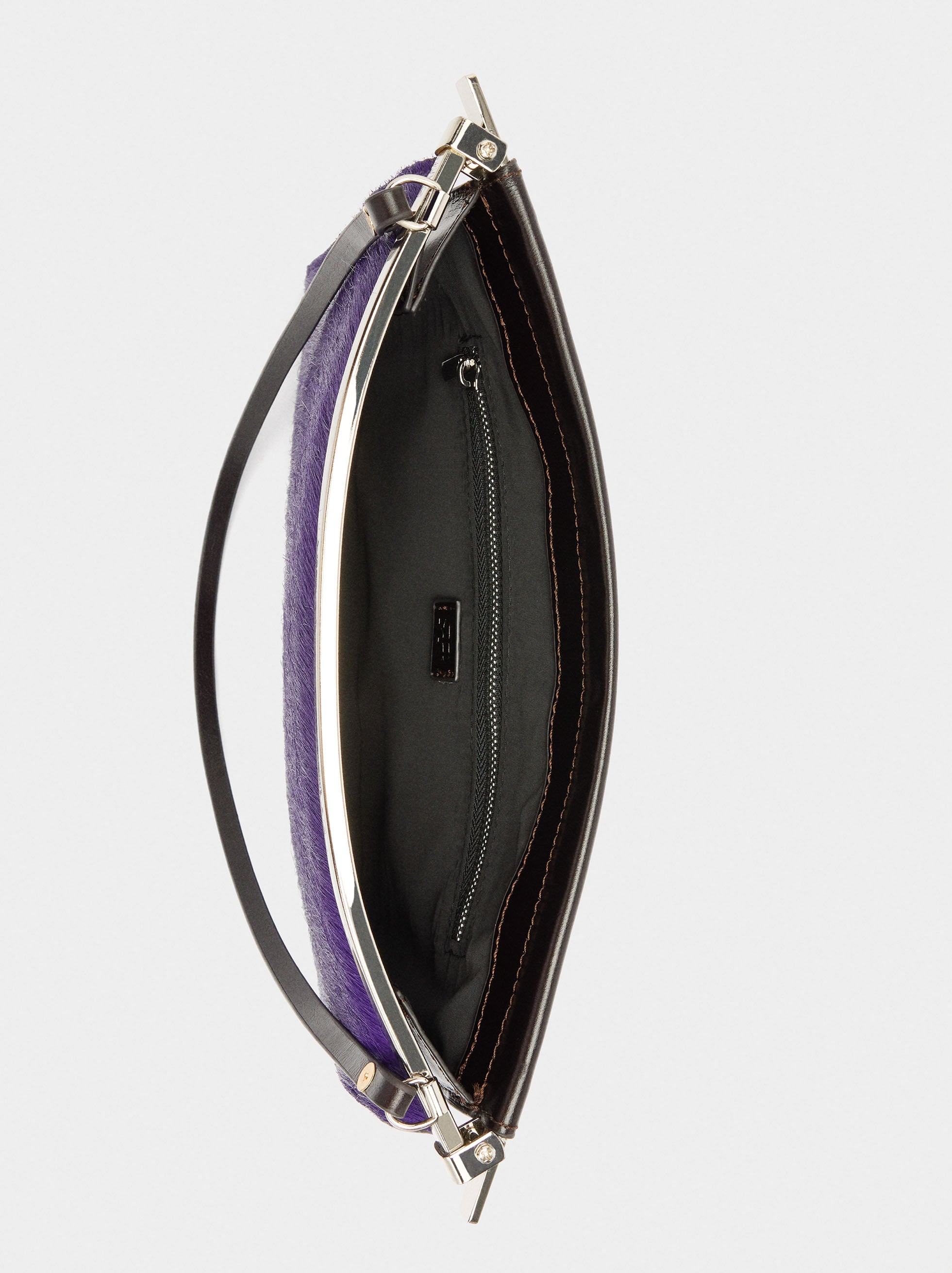 Bolso De Hombro De Piel