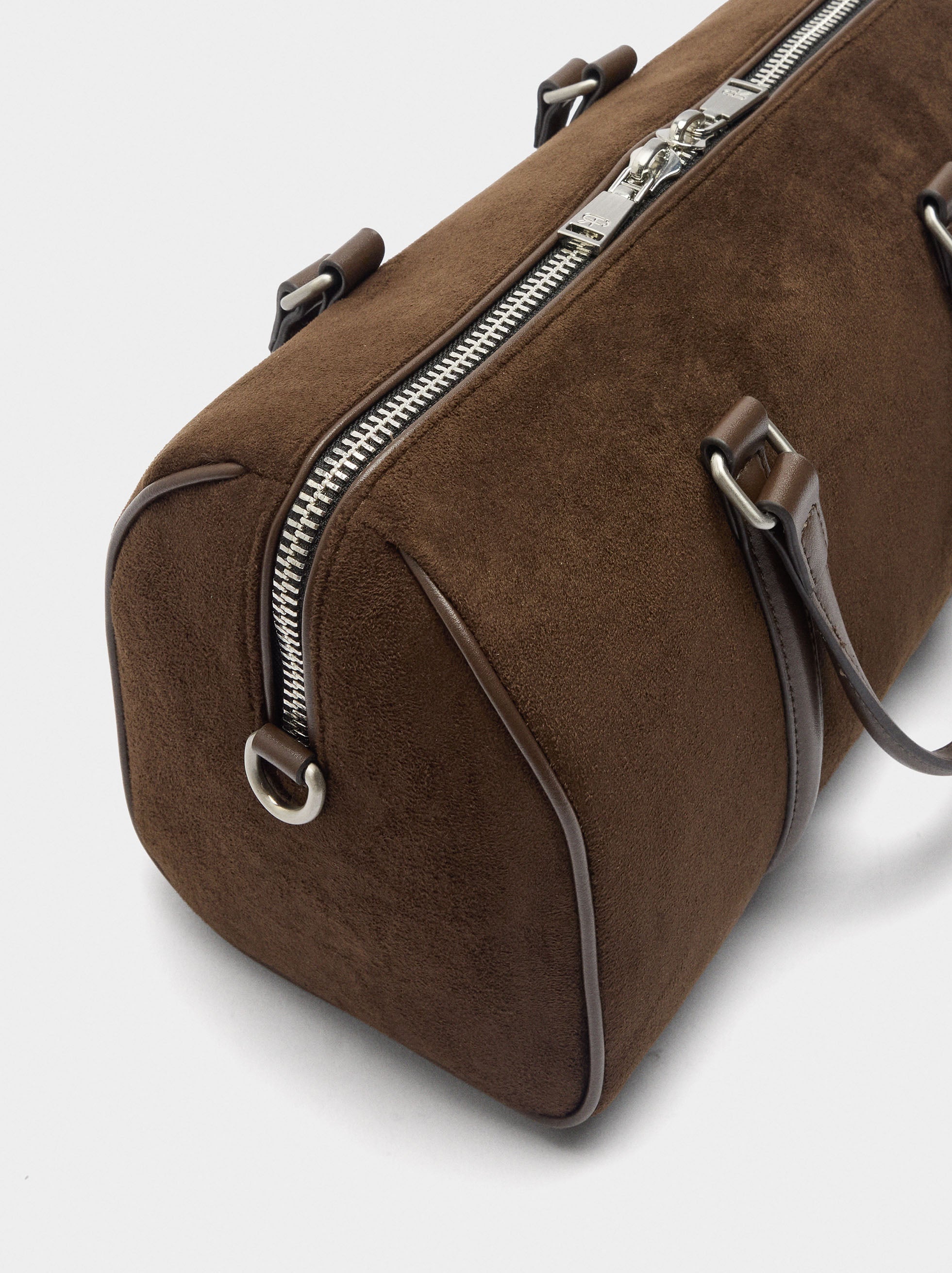 Bolso Bowling Efecto Ante