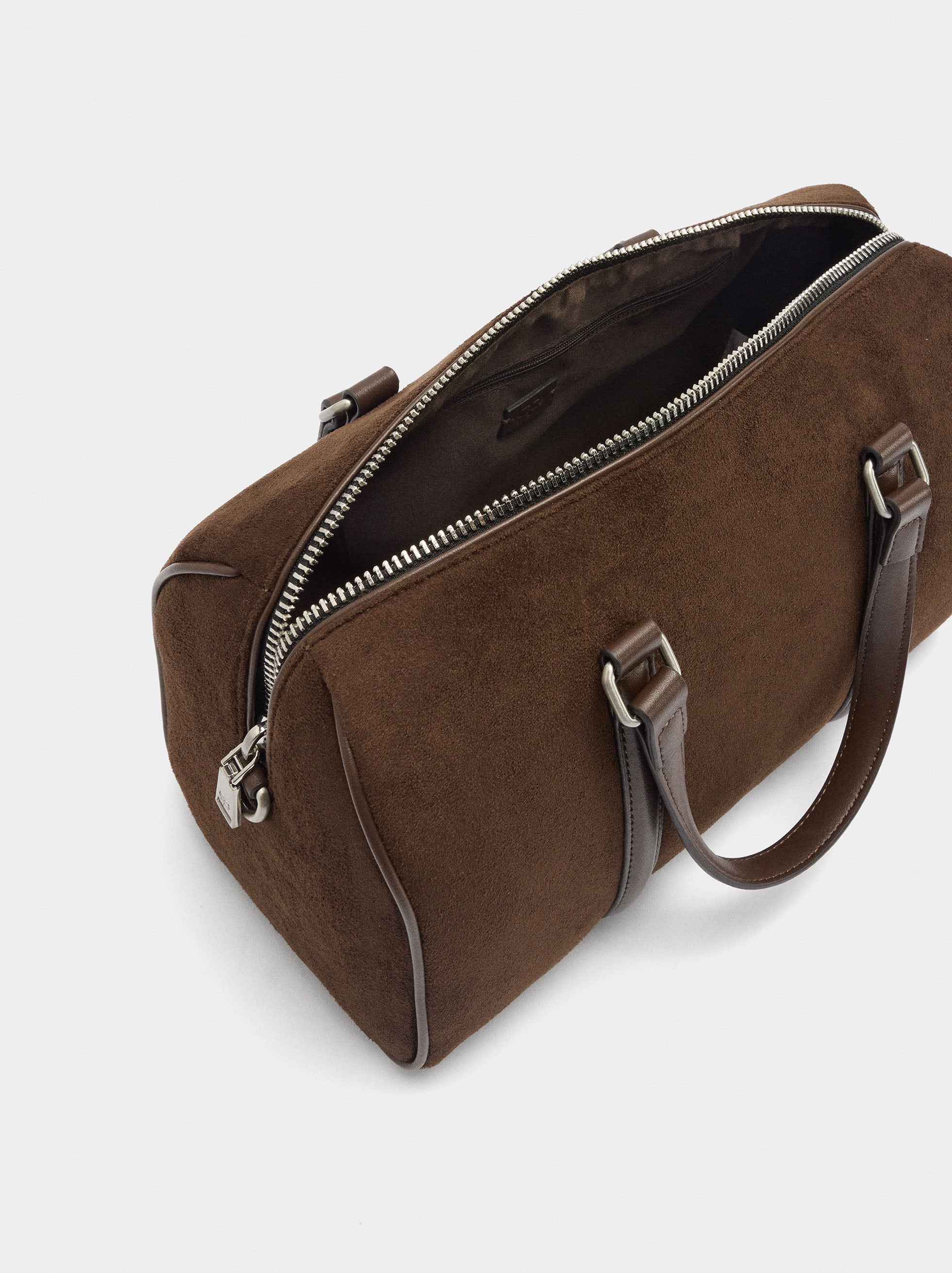 Bolso Bowling Efecto Ante