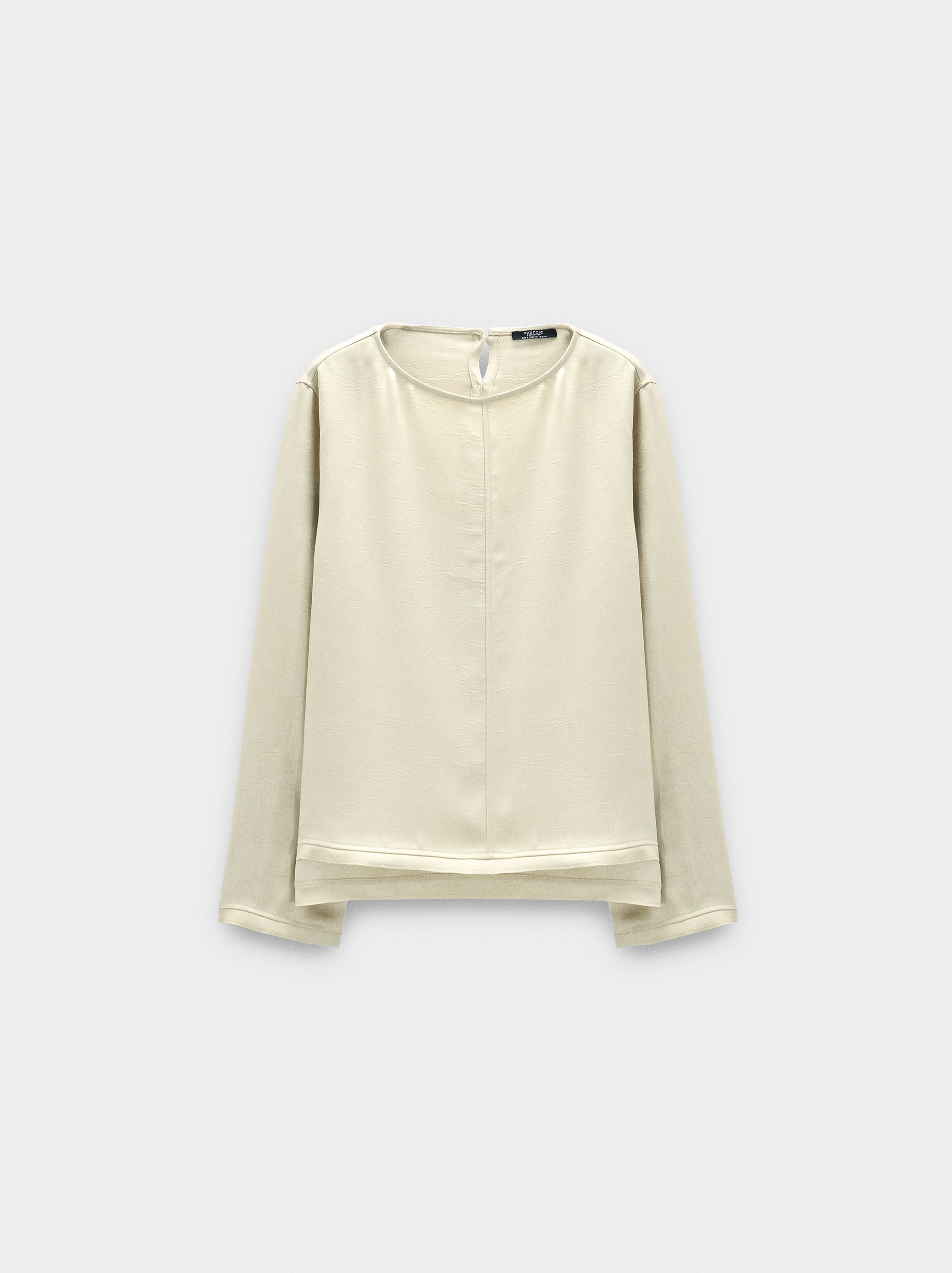 Blusa Efecto Arrugado