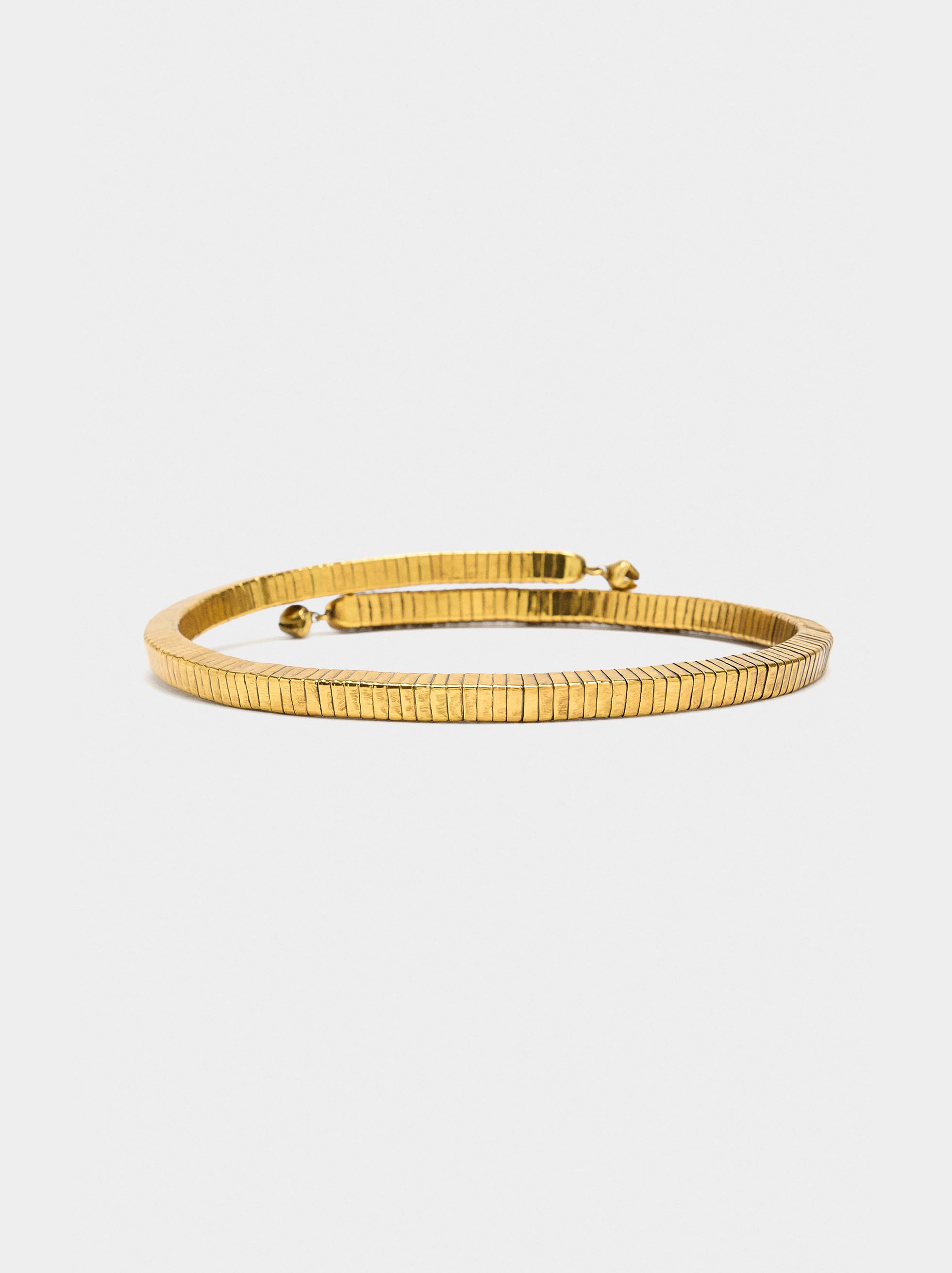 Collar Espiral Cuadrado