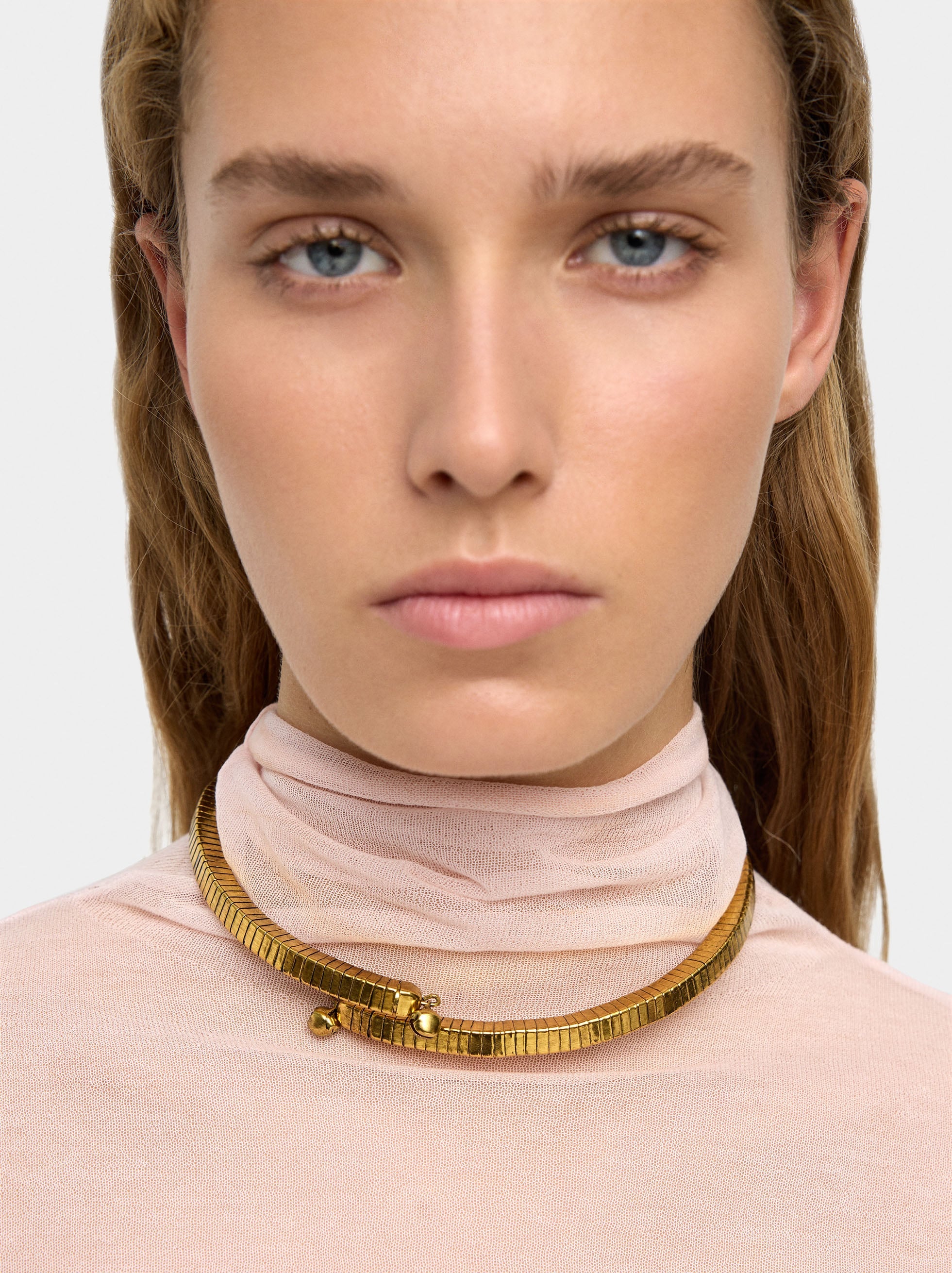 Collar Espiral Cuadrado