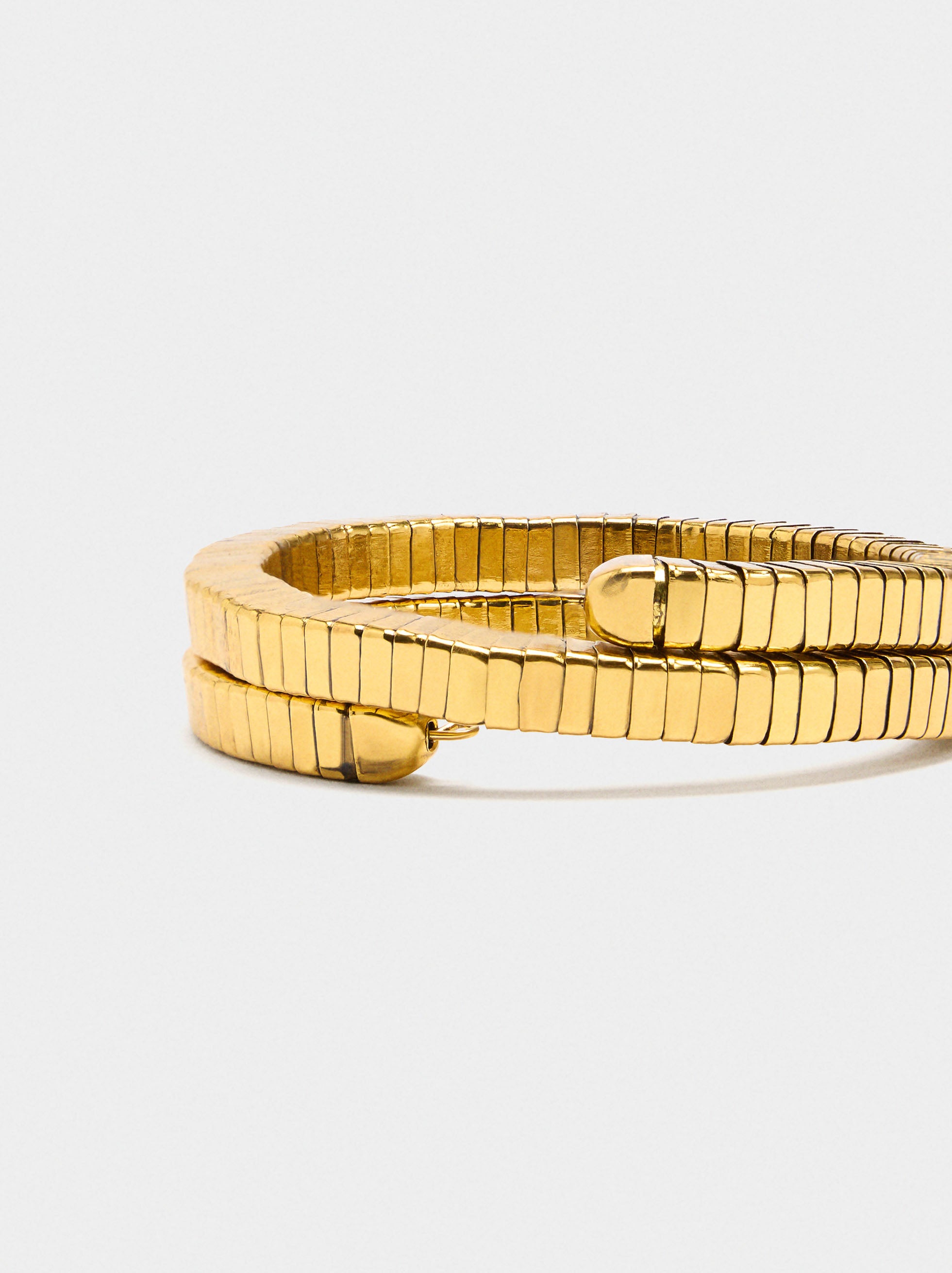 Pulsera De Espiral Cuadrada