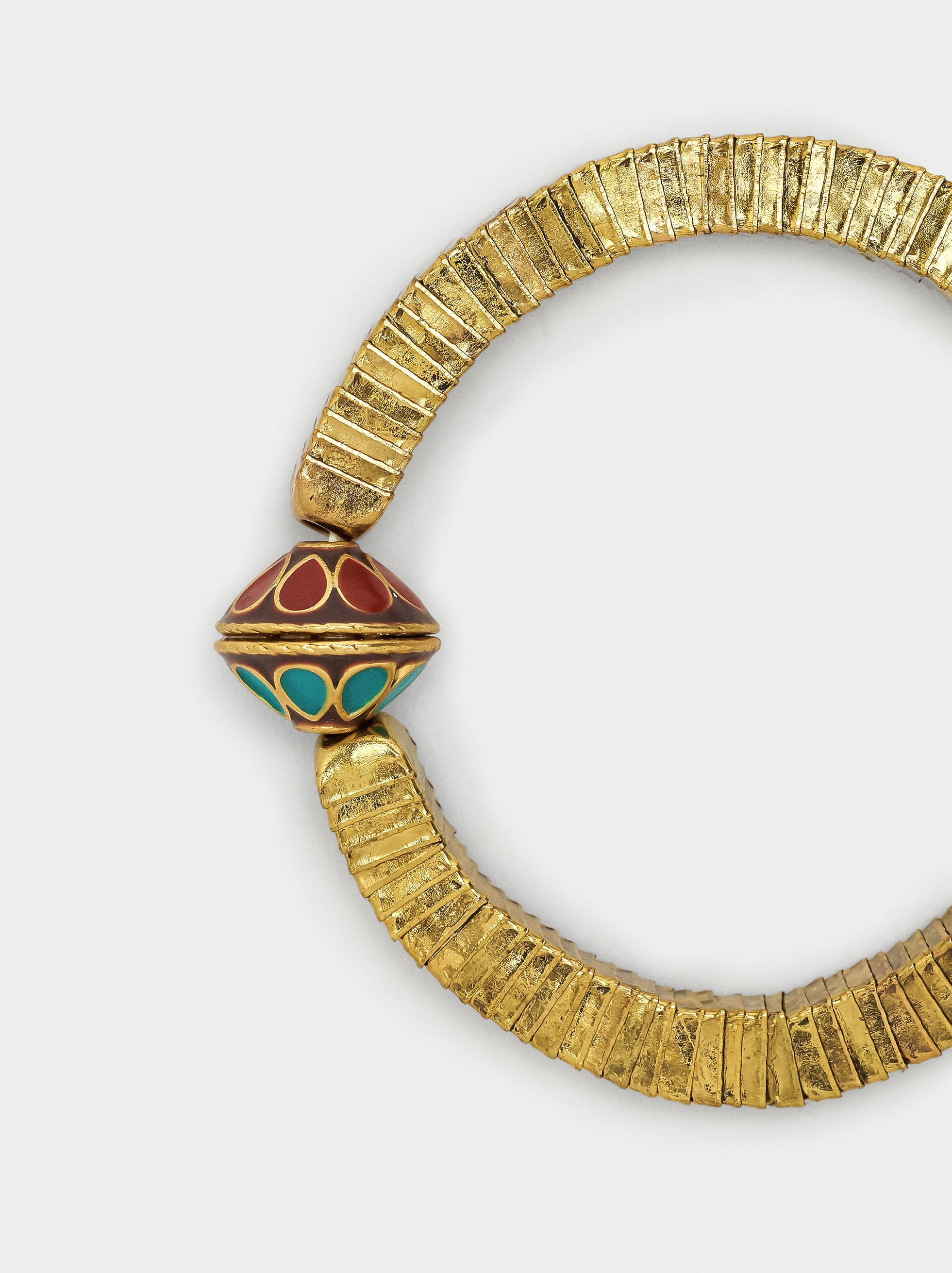 Pulsera Elástica Cuadrada Con Colgante