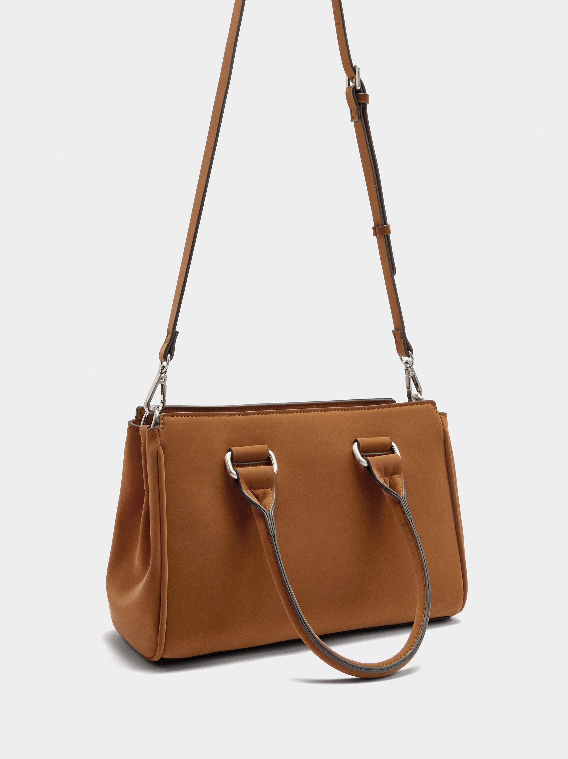 Bolso Tote De Textura Suave