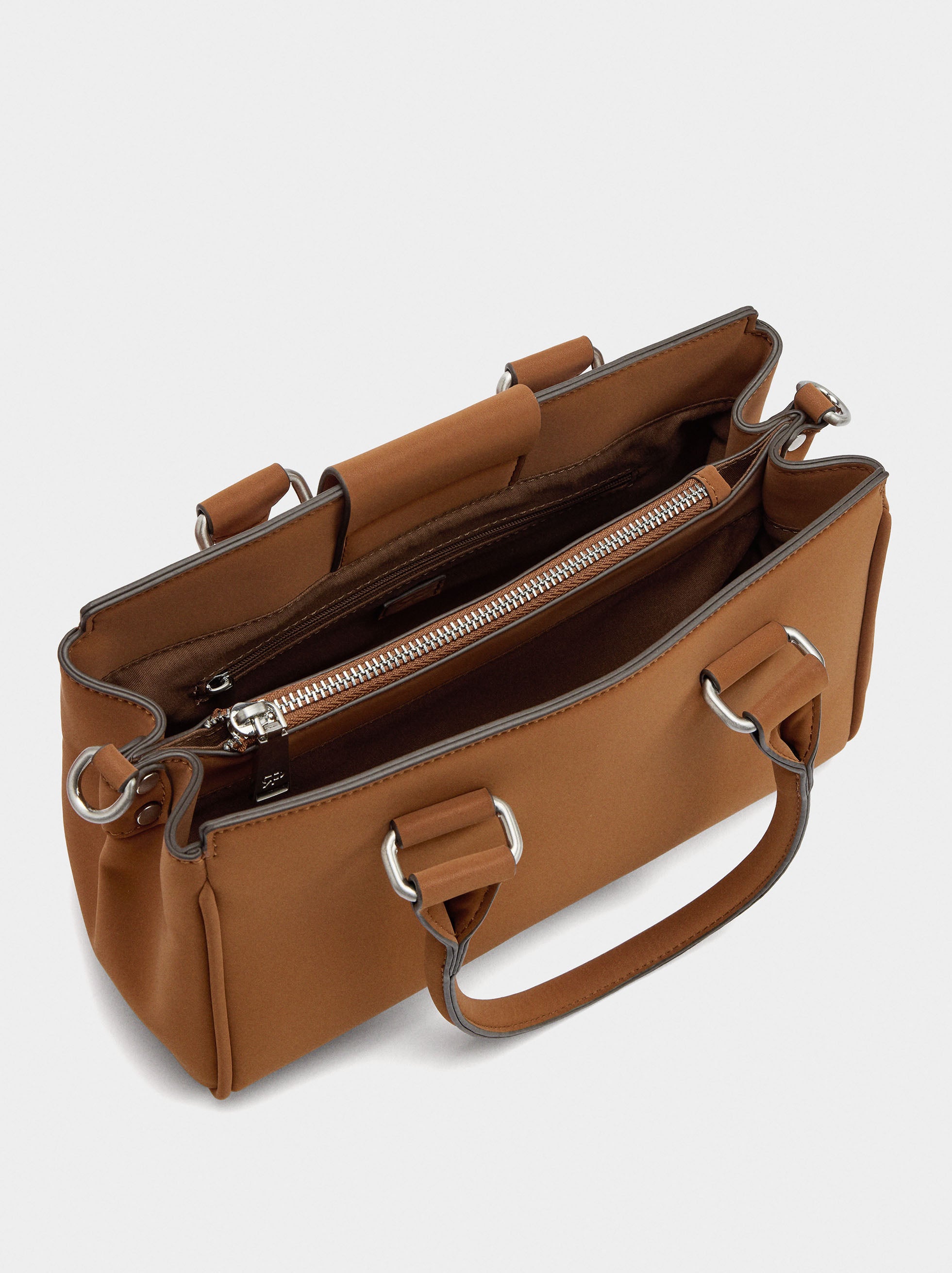 Bolso Tote De Textura Suave