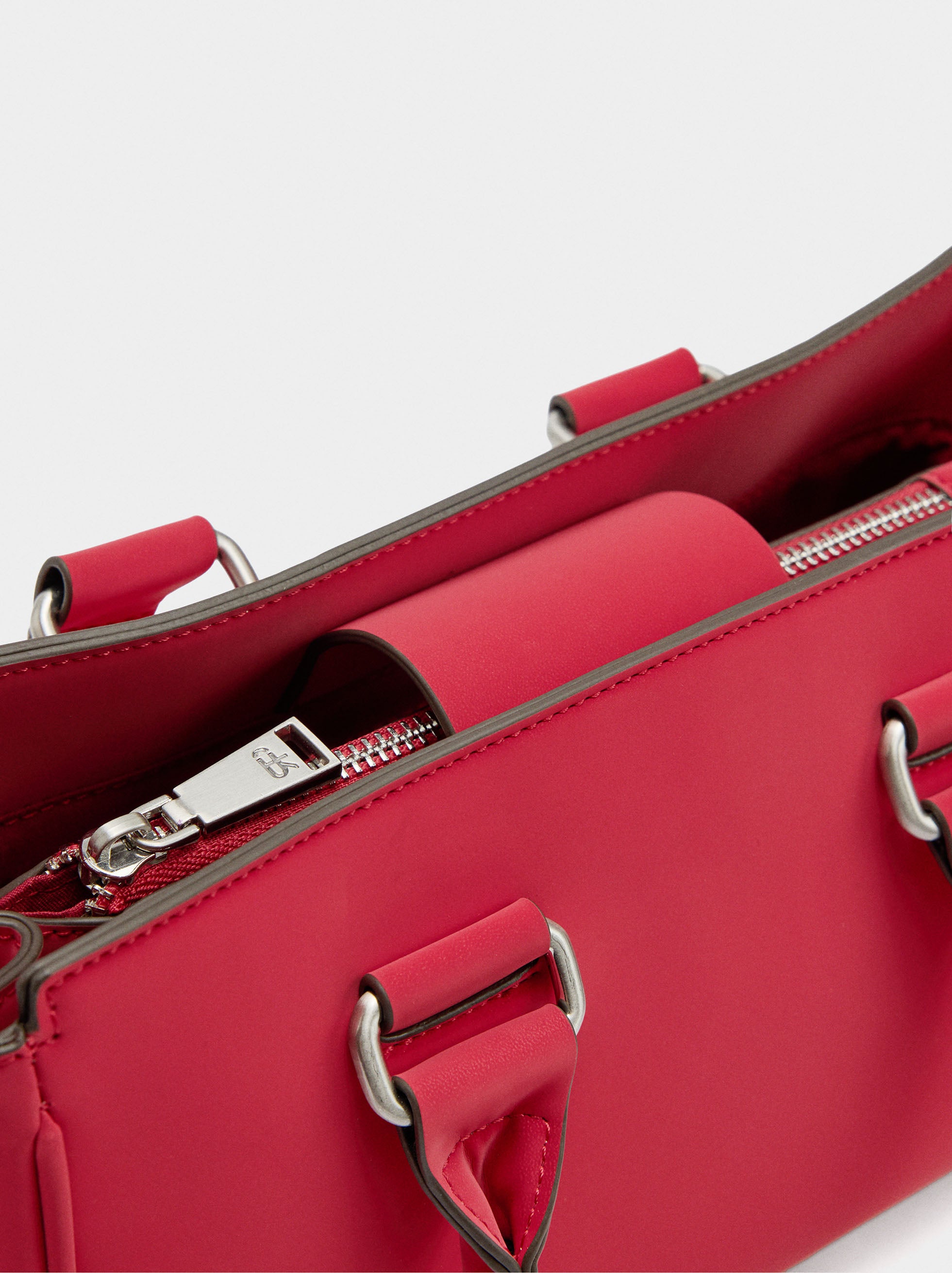 Bolso Tote De Textura Suave