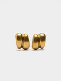 Pendientes Cortos Efecto Doble