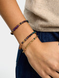 Set De Pulseras Elásticas De Abalorios Multicolor