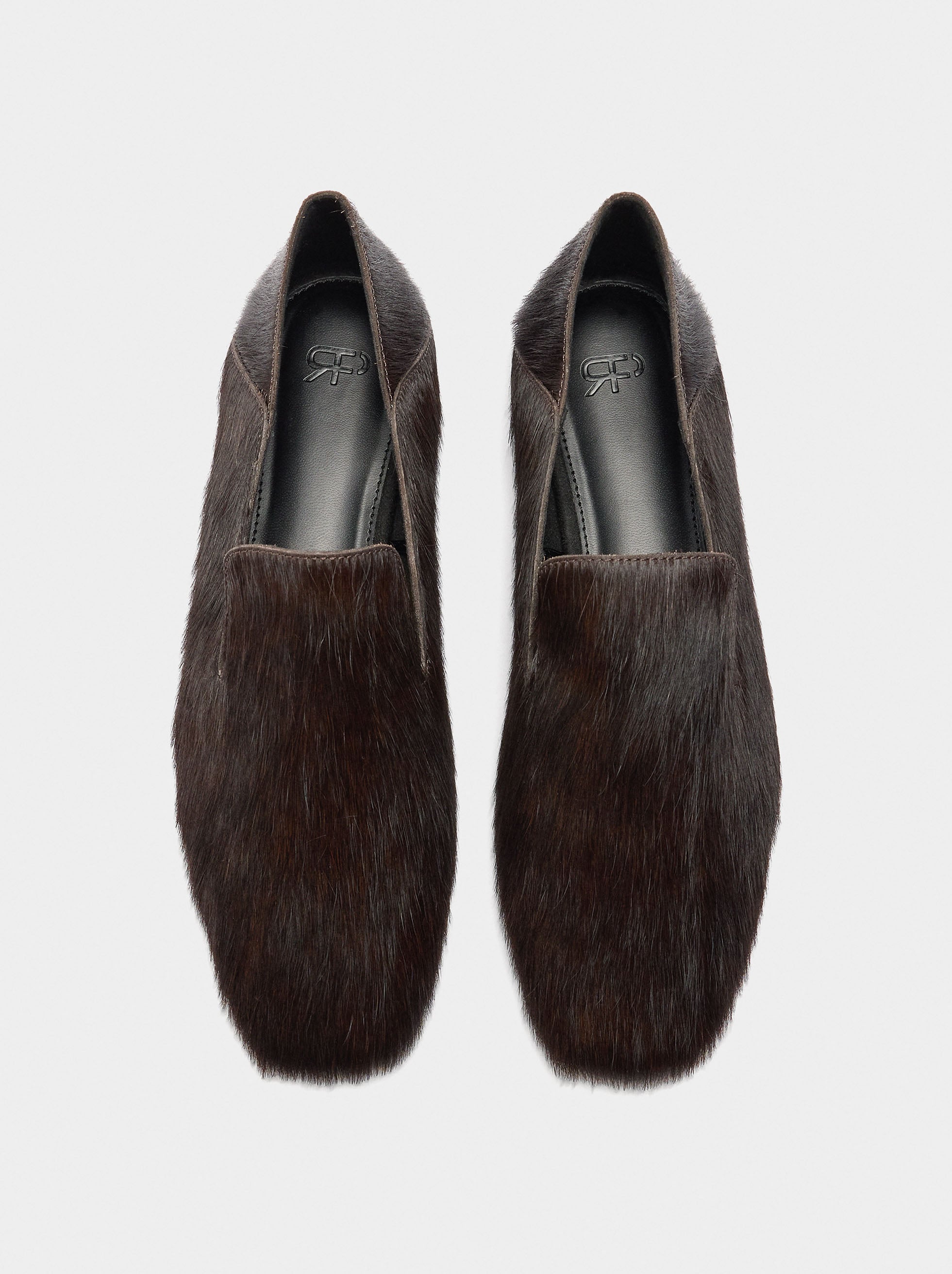 Zapatos Planos De Piel