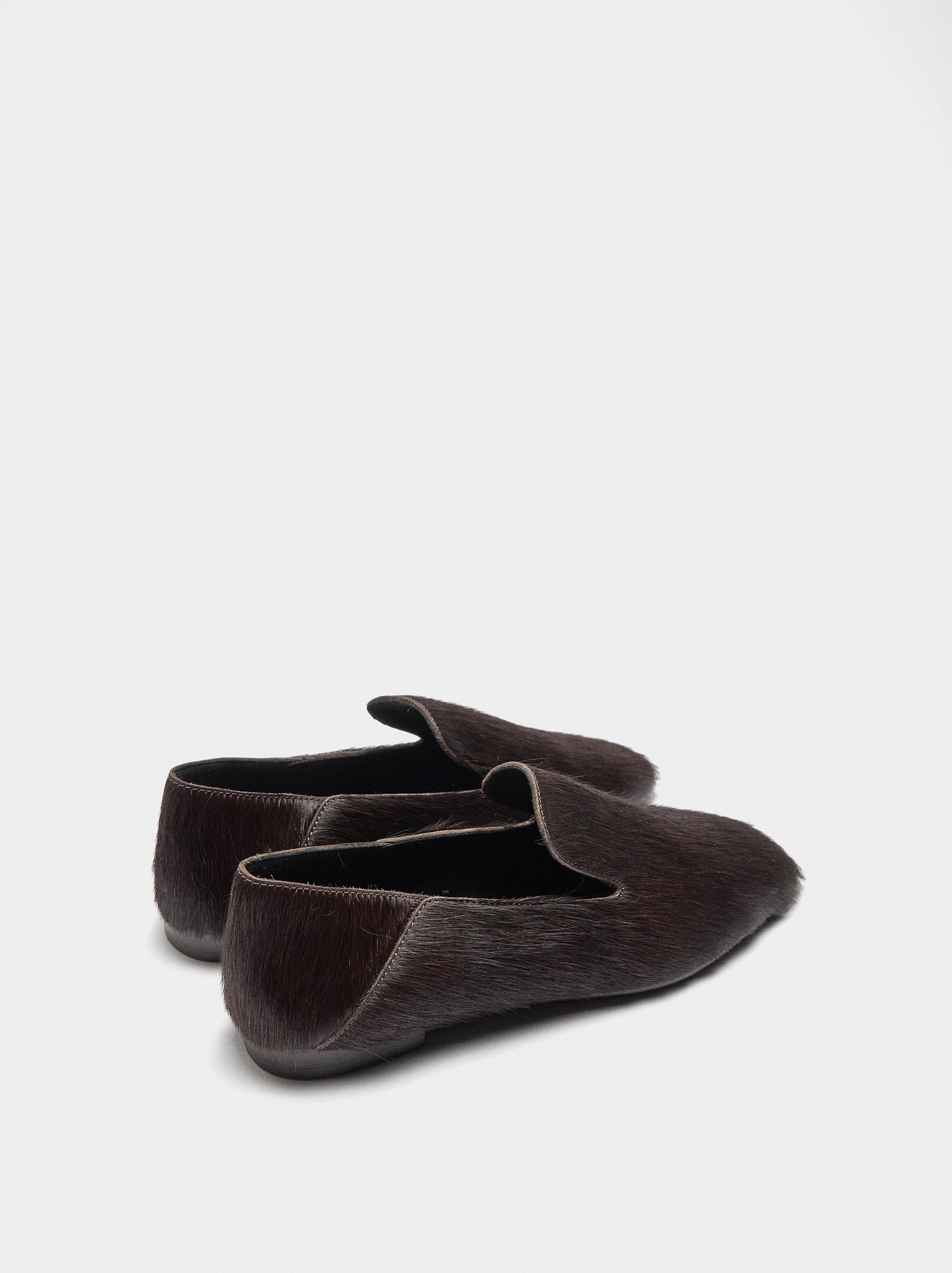 Zapatos Planos De Piel