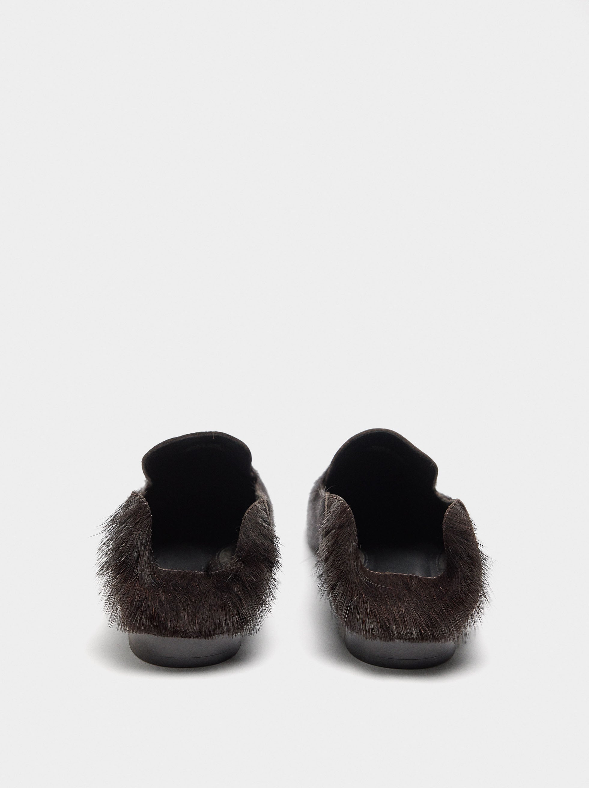 Zapatos Planos De Piel