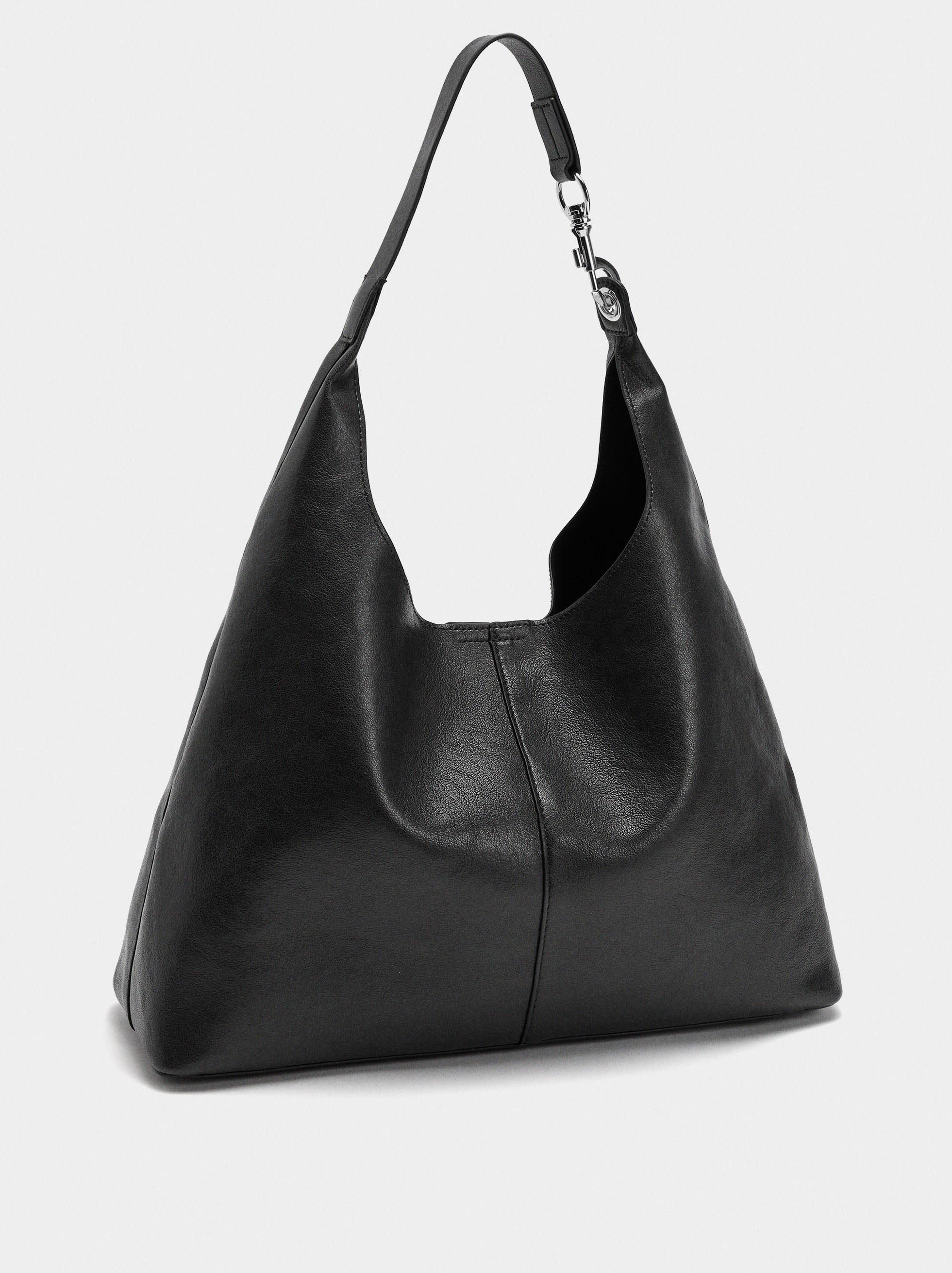 Bolso De Hombro Con Mosquetón