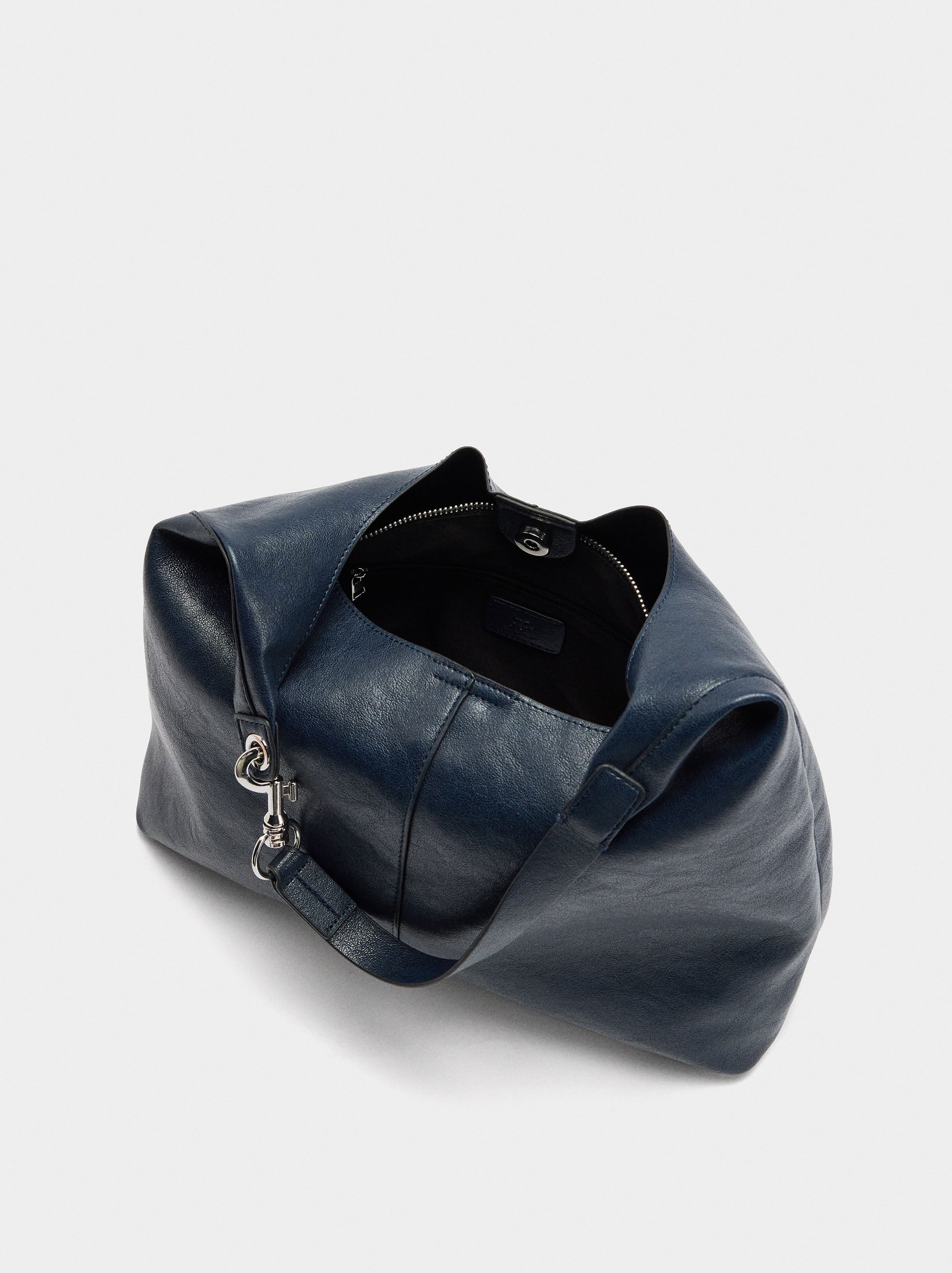 Bolso De Hombro Con Mosquetón