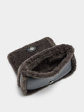 Bolso De Hombro Bordes Efecto Pelo