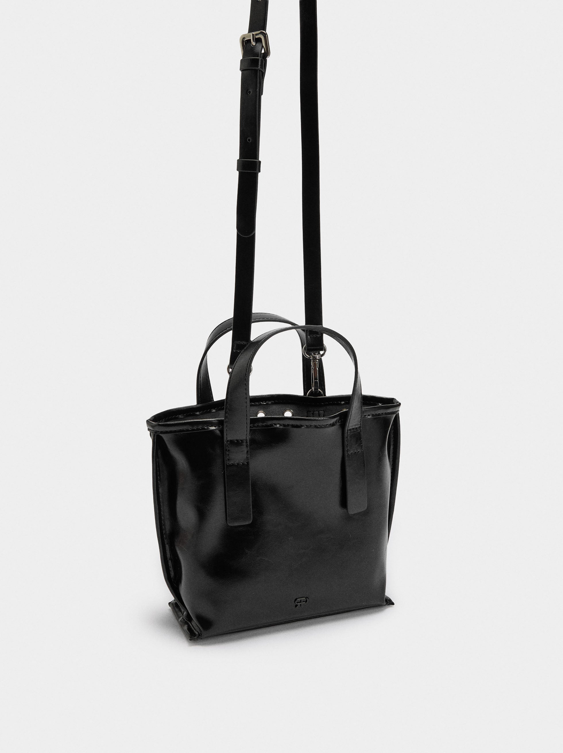 Bolso Tote Con Tachuelas Bolsa Interior