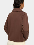 Sudadera Cuello Polo De Rayas