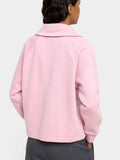 Sudadera Cuello Polo De Rayas