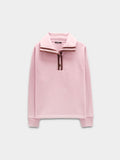 Sudadera Cuello Polo De Rayas