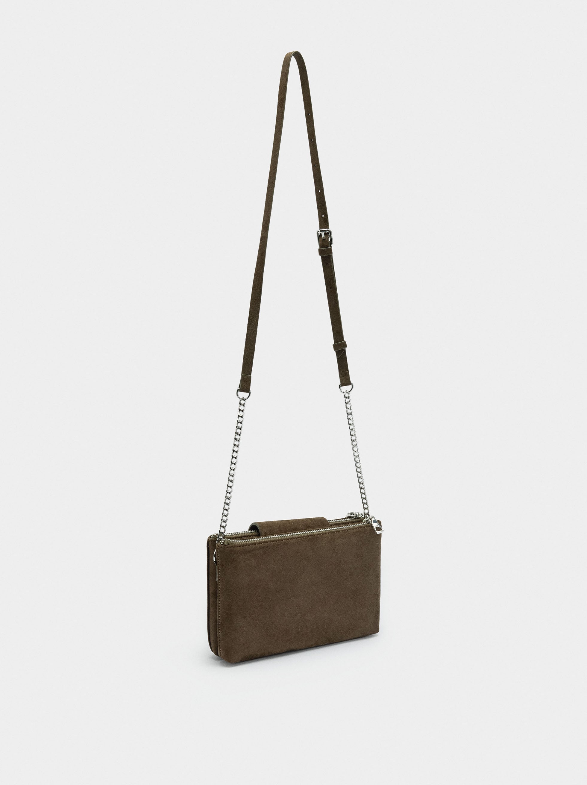 Bolso Bandolera Doble Efecto Piel