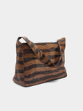 Bolso De Mano De Piel Con Tachuelas