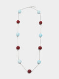 Collar Largo Esferas De Cerámica