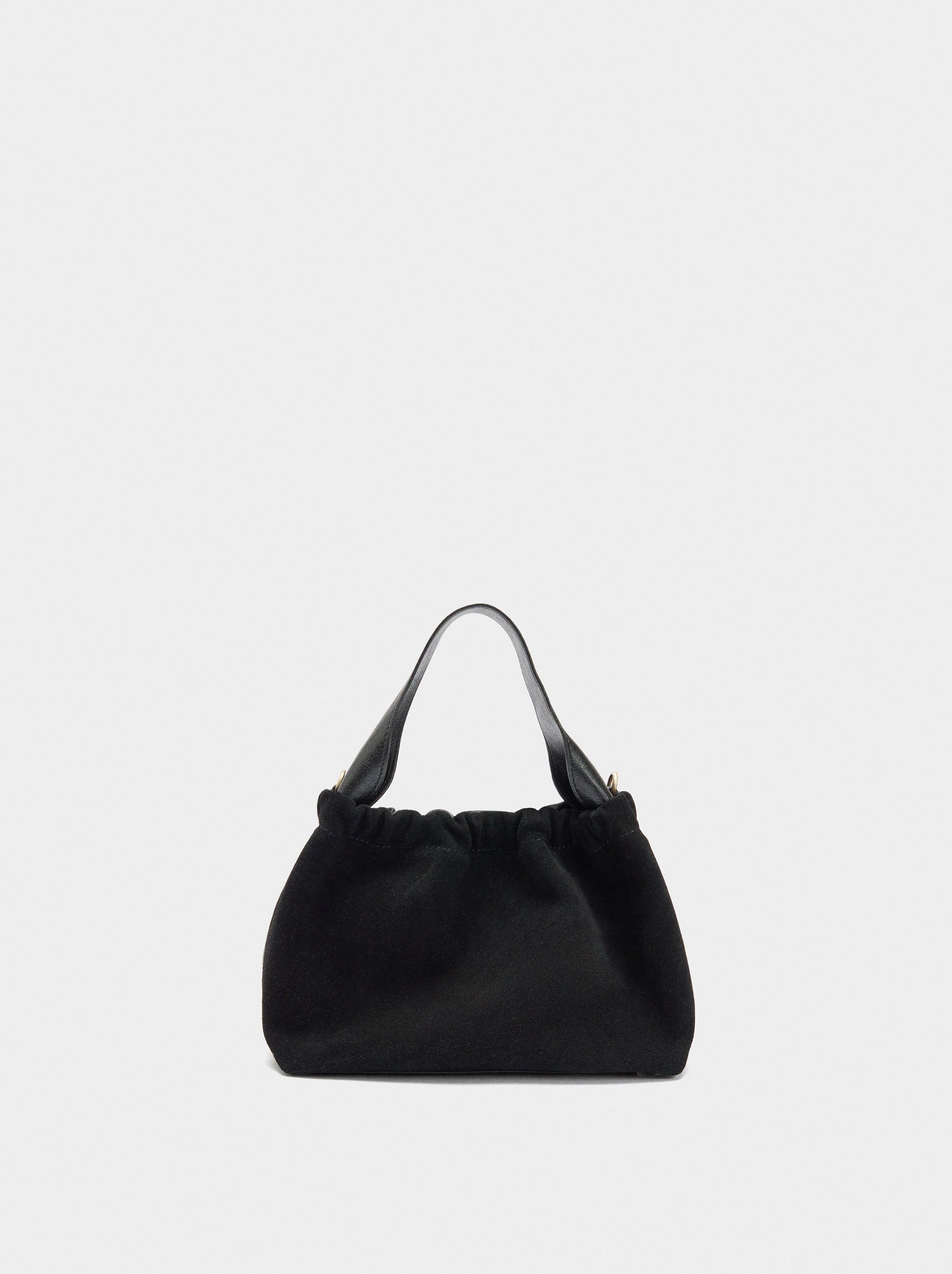 Bolso Bandolera Detalles De Piel