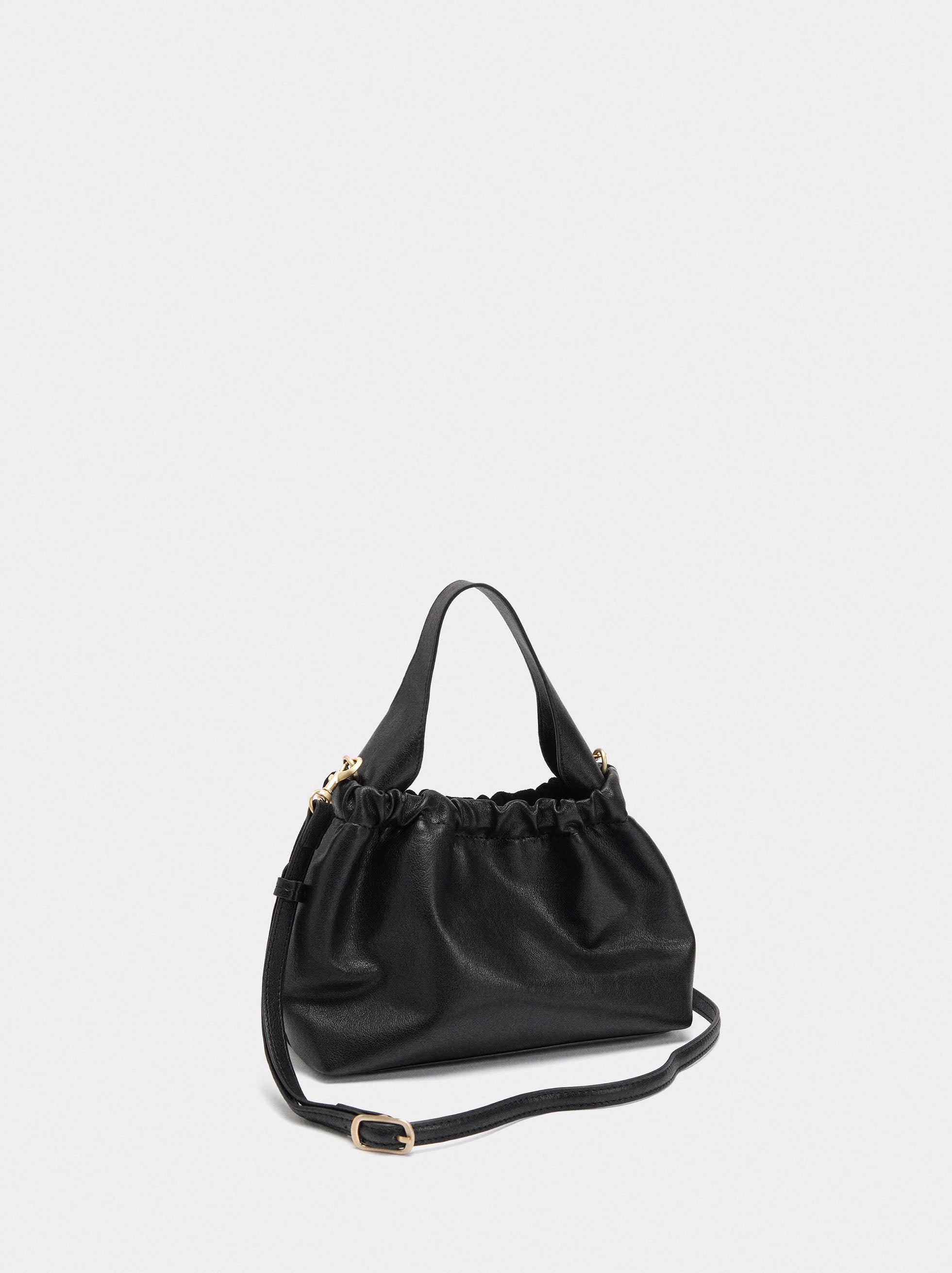 Bolso Bandolera Detalles De Piel
