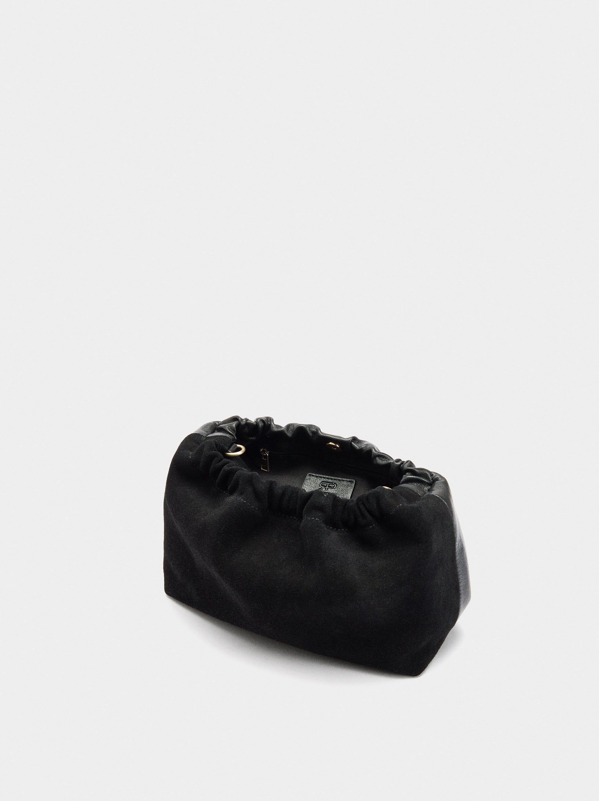 Bolso Bandolera Detalles De Piel