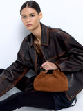 Bolso Bandolera Detalles De Piel
