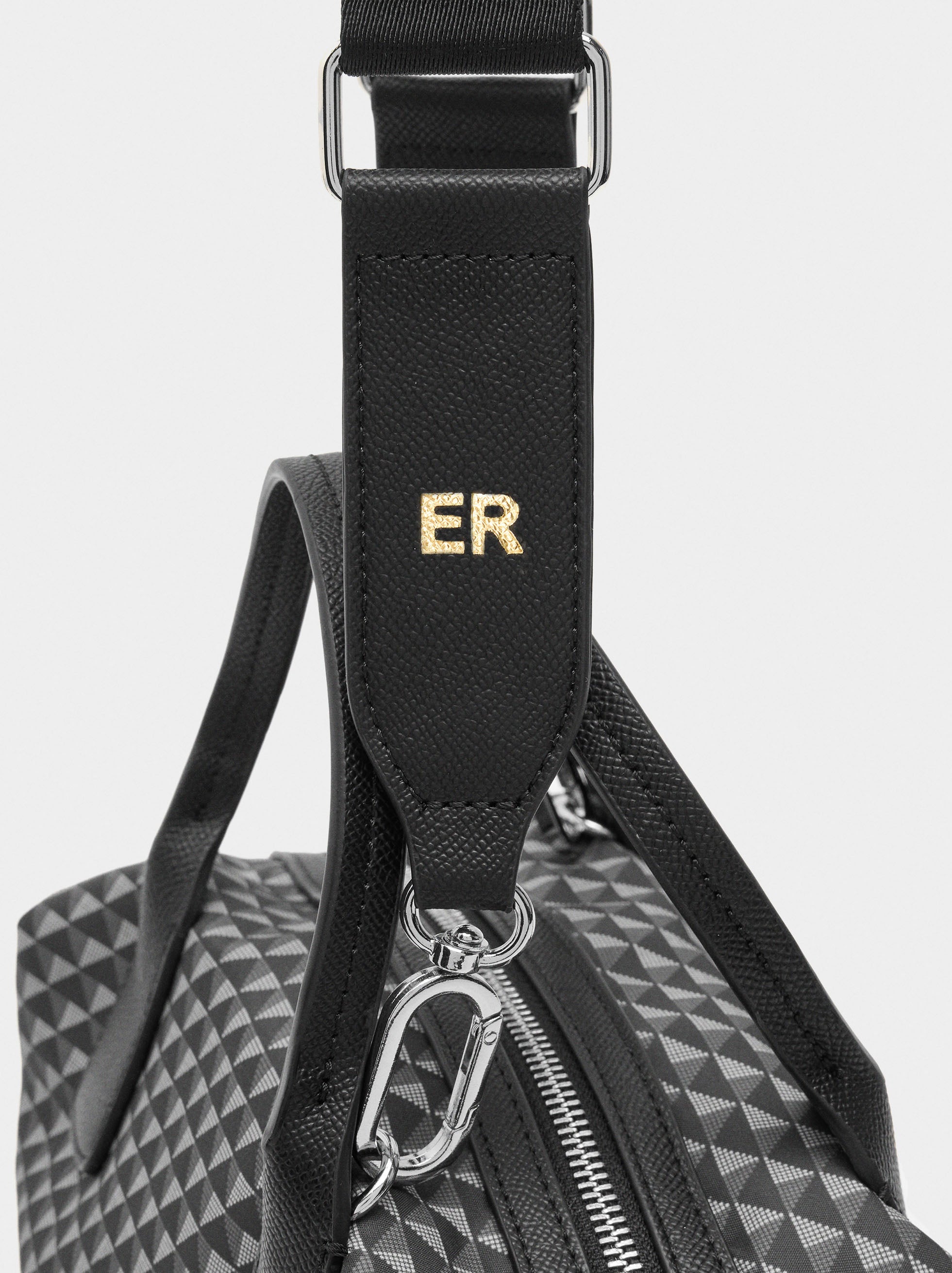 Bolso Tote Estampado De Nylon