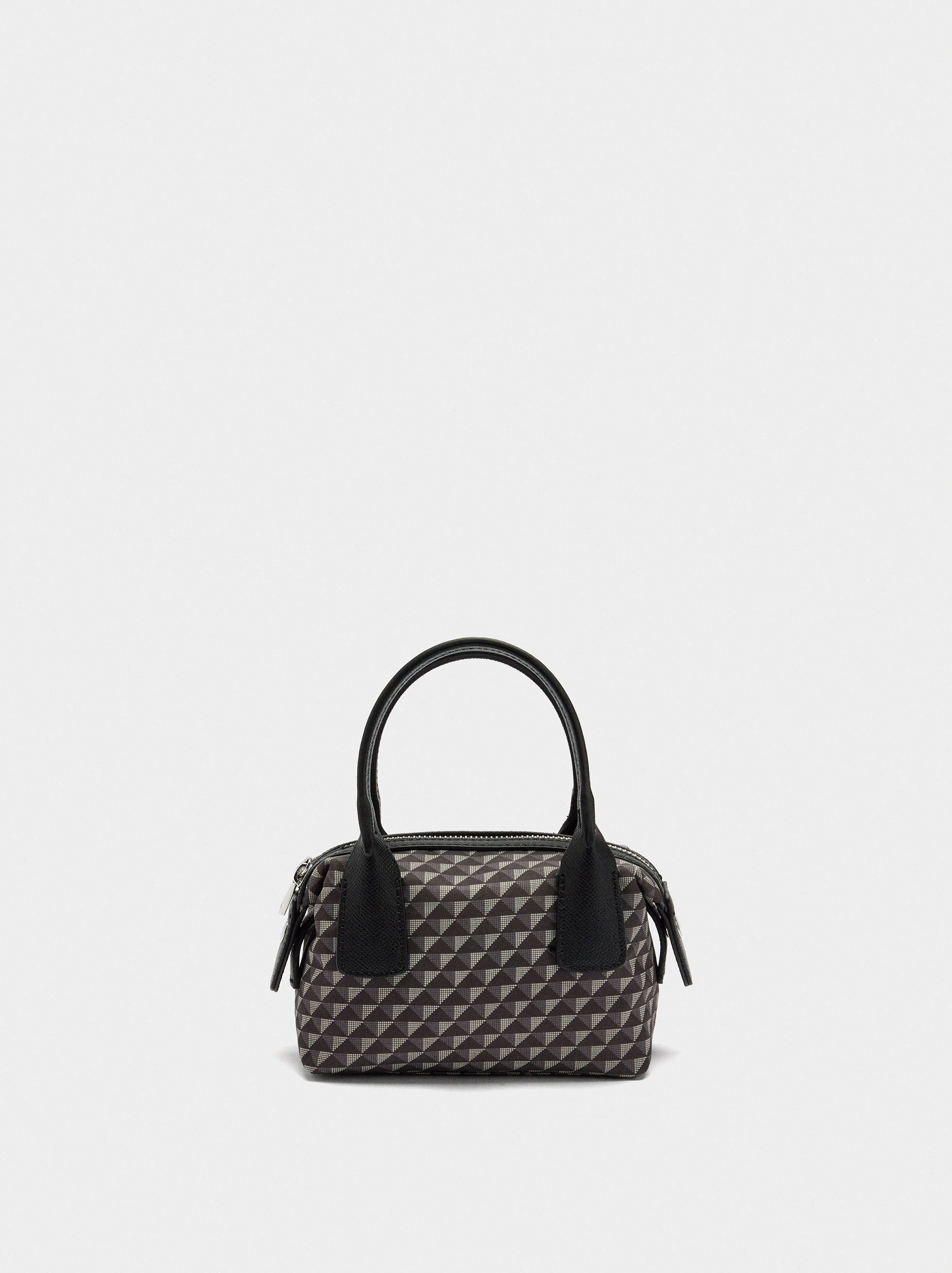 Bolso Bandolera Estampado De Nylon