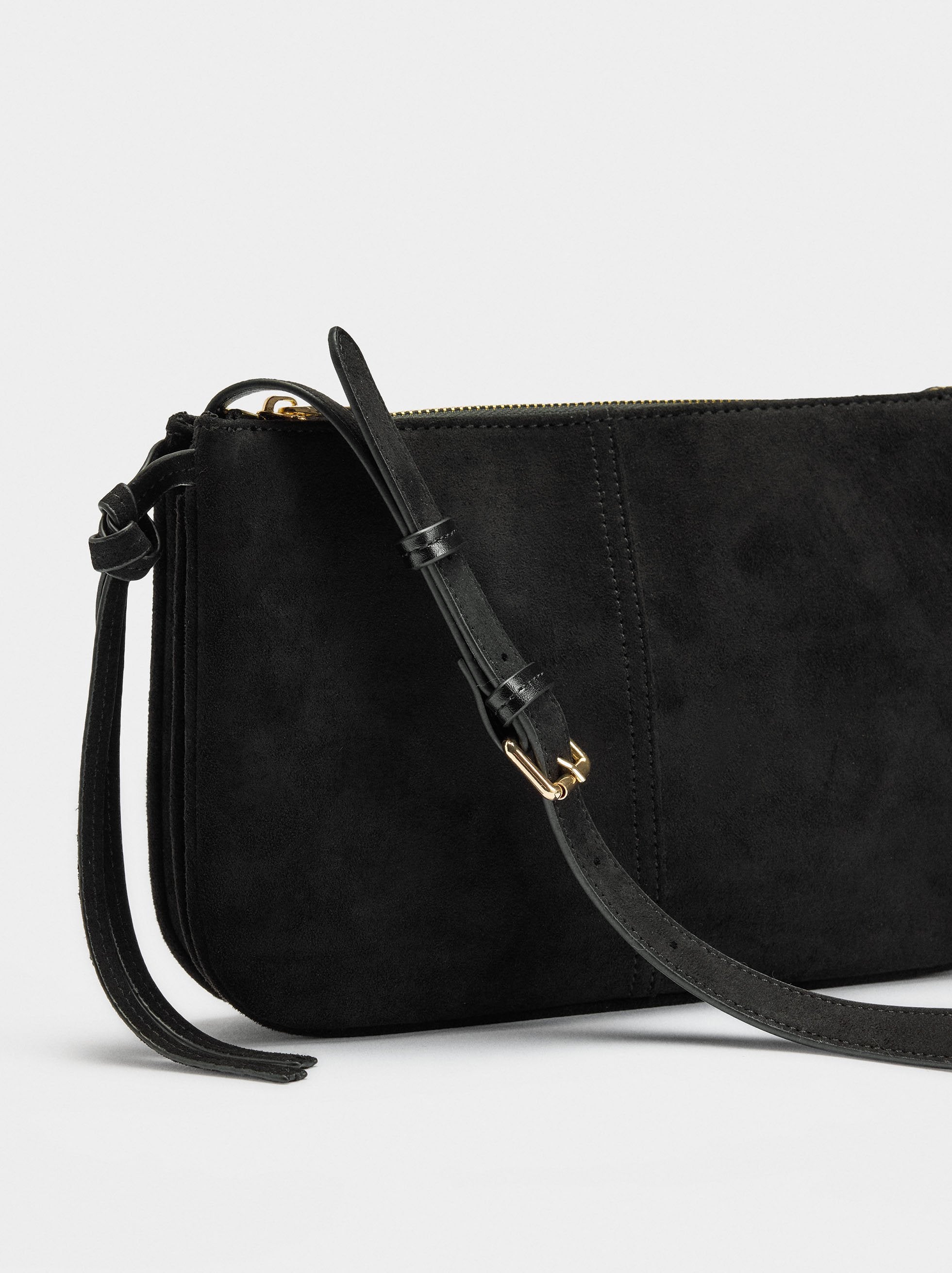 Bolso Bandolera Efecto Ante