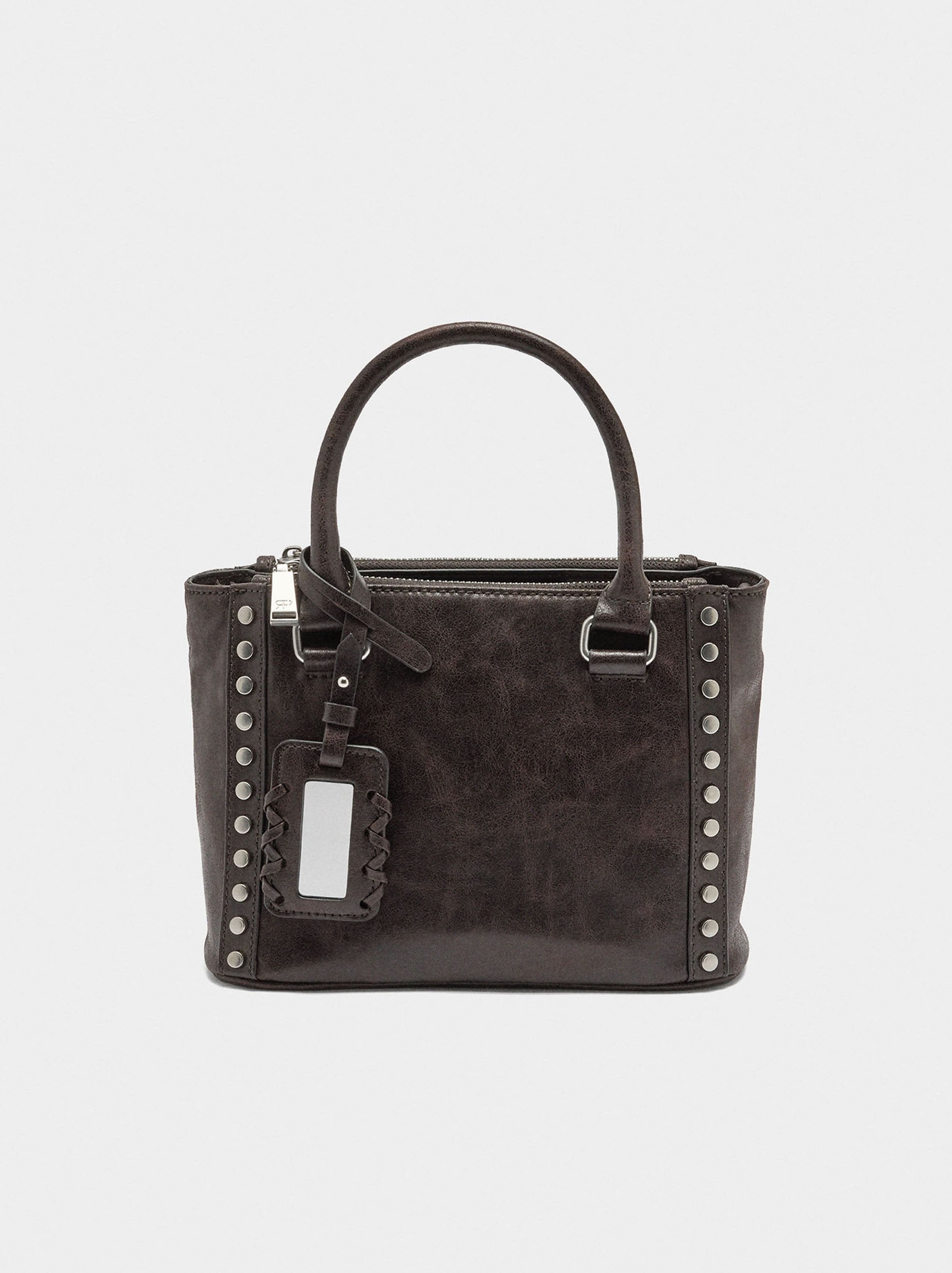 Bolso Tote Con Tachuelas