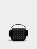 Bolso Bandolera De Nylon Con Tachuelas