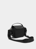 Bolso Bandolera De Nylon Con Tachuelas