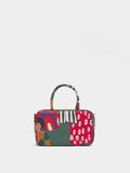 Bolso Bowling Estampado De Nylon