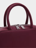 Bolso Bowling De Textura Suave