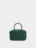 Bolso Bowling De Textura Suave