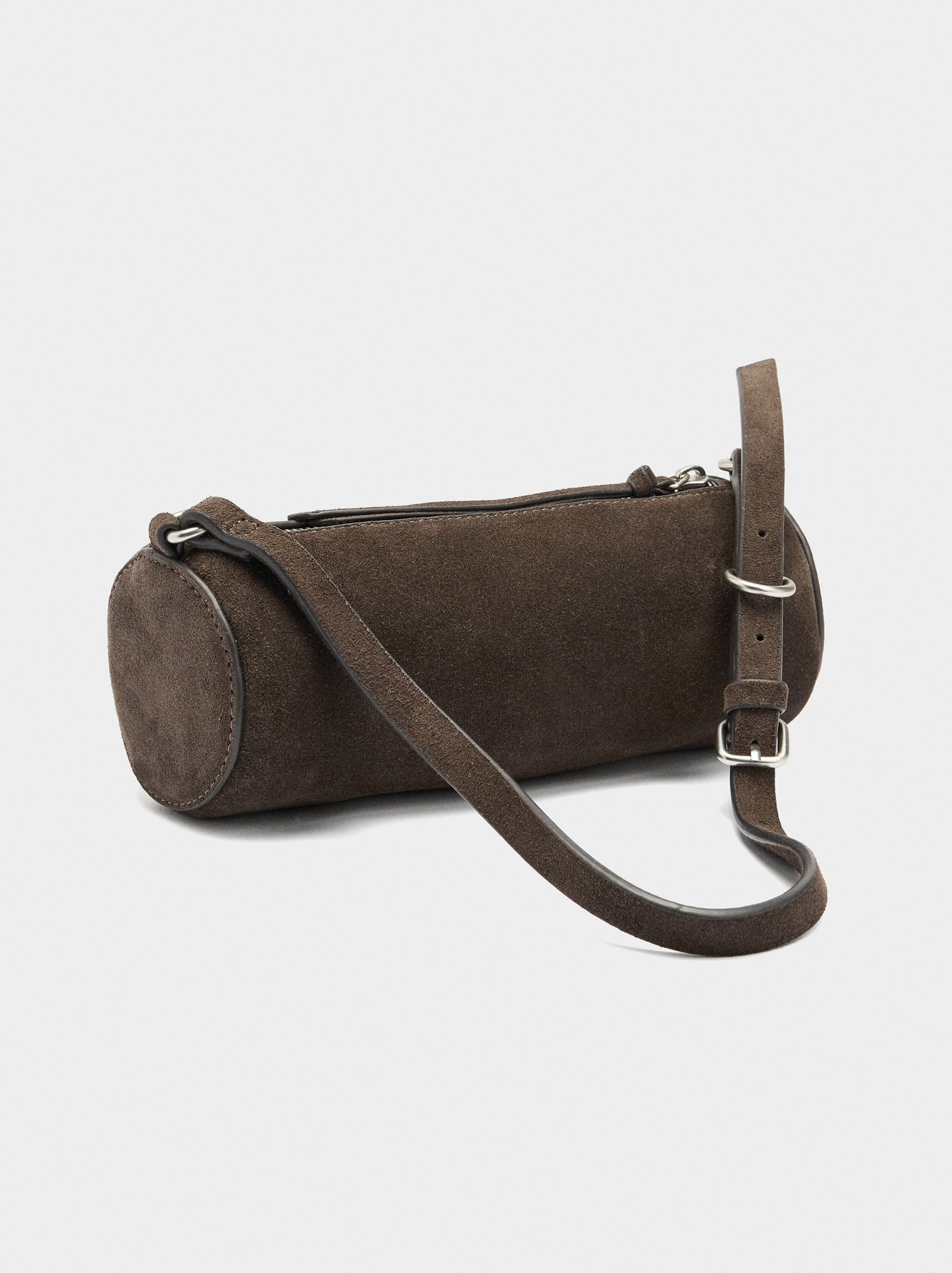 Bolso De Hombro De Piel