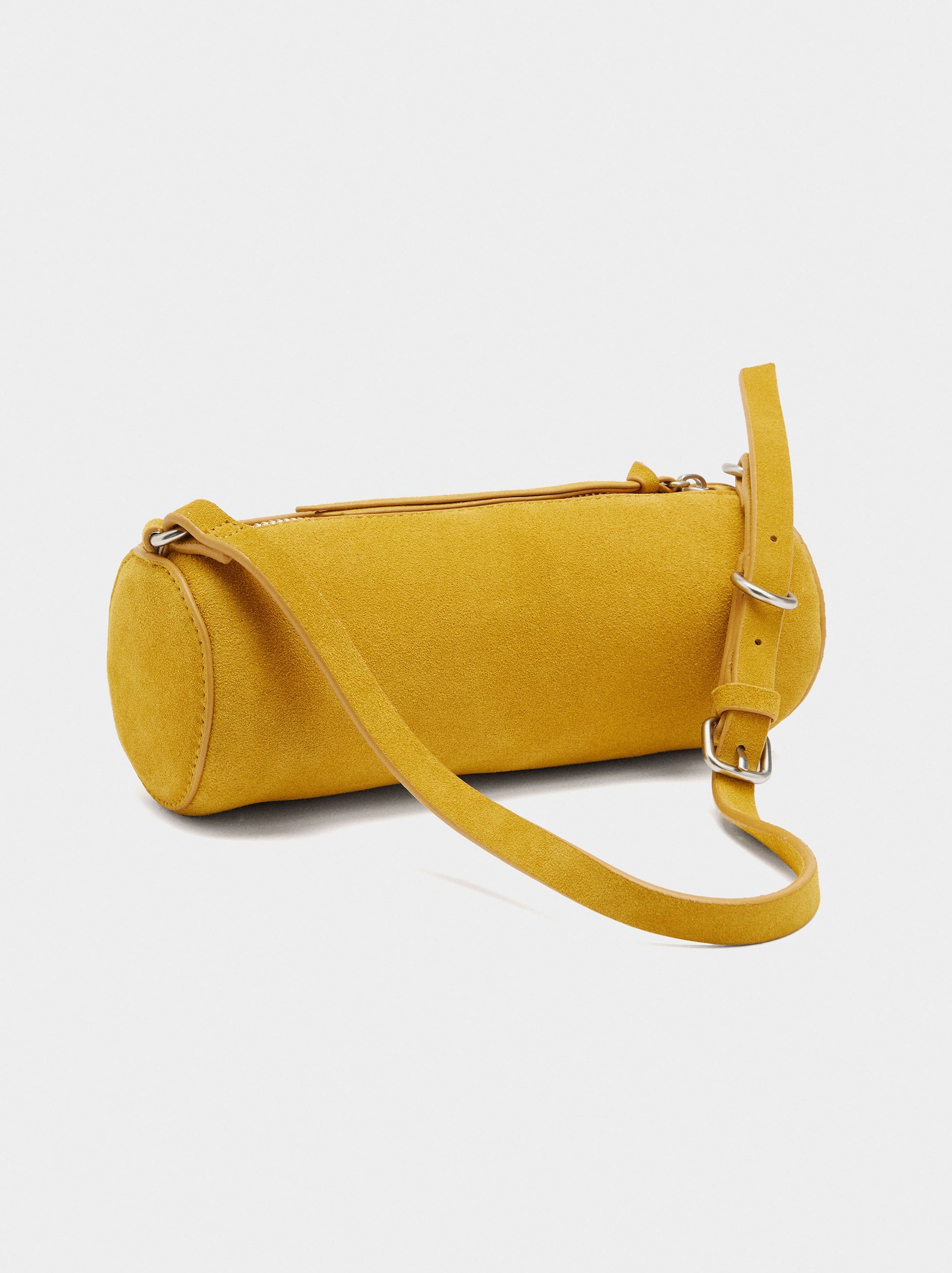 Bolso De Hombro De Piel