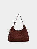 Bolso De Hombro Con Hebillas Laterales