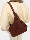 Bolso De Hombro Con Hebillas Laterales
