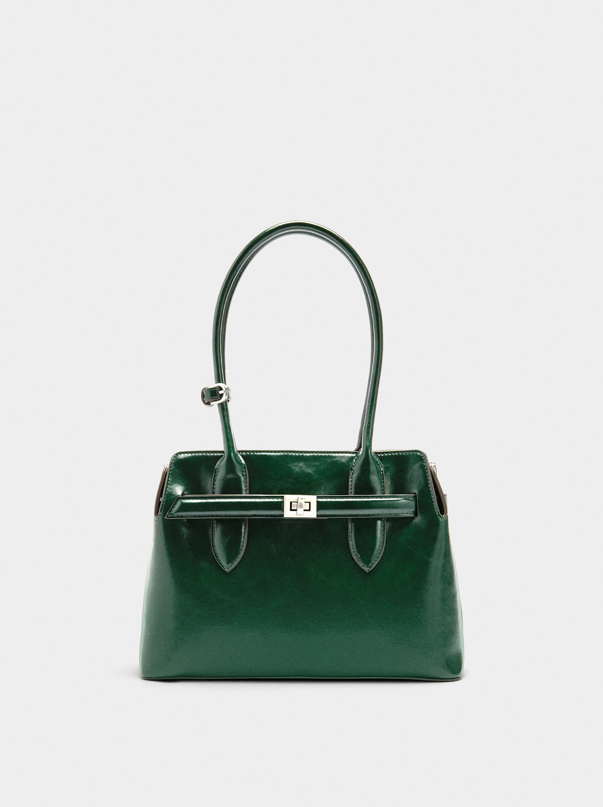 Bolso Tote Con Cinturón