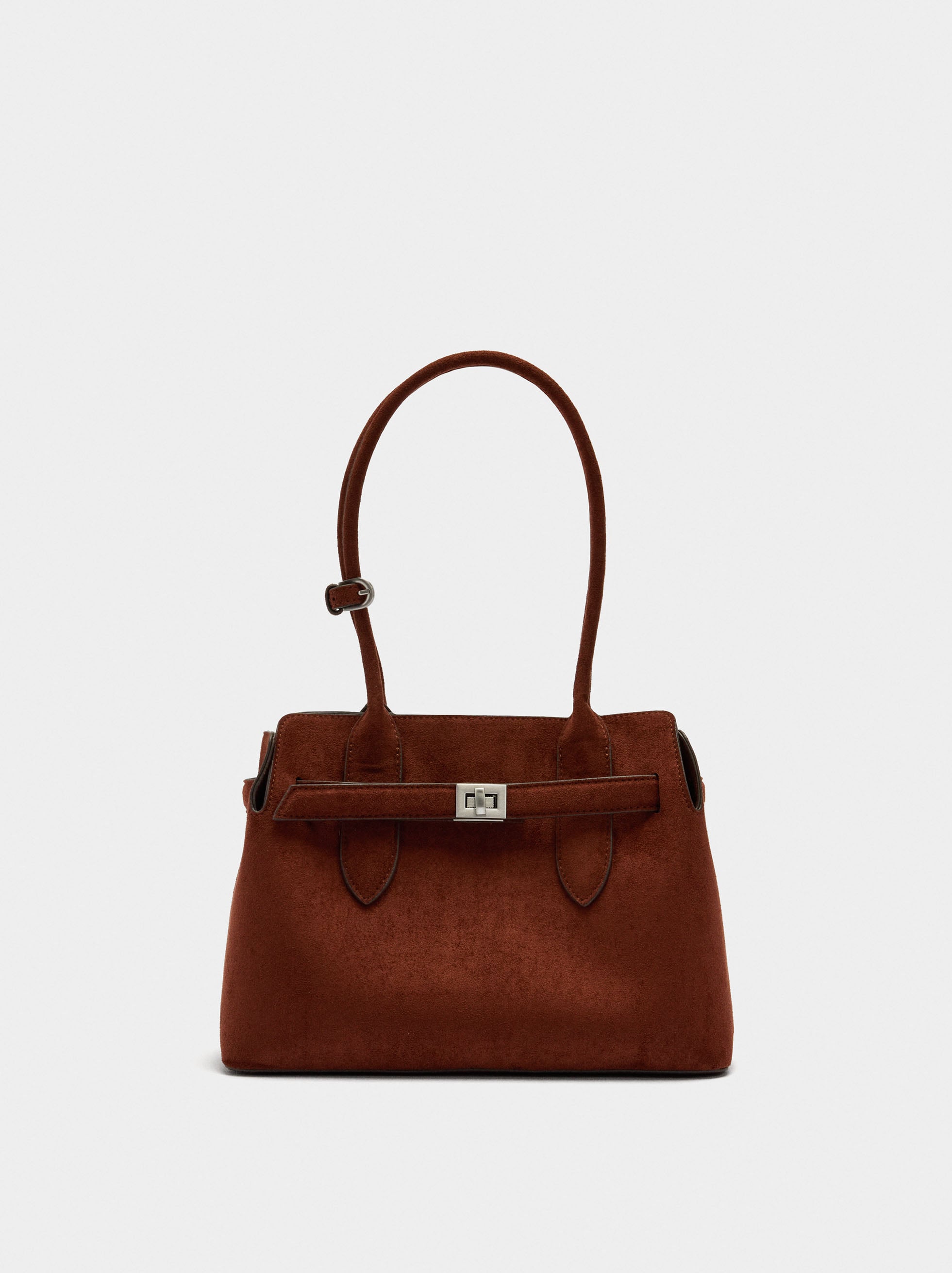 Bolso Tote Con Cinturón