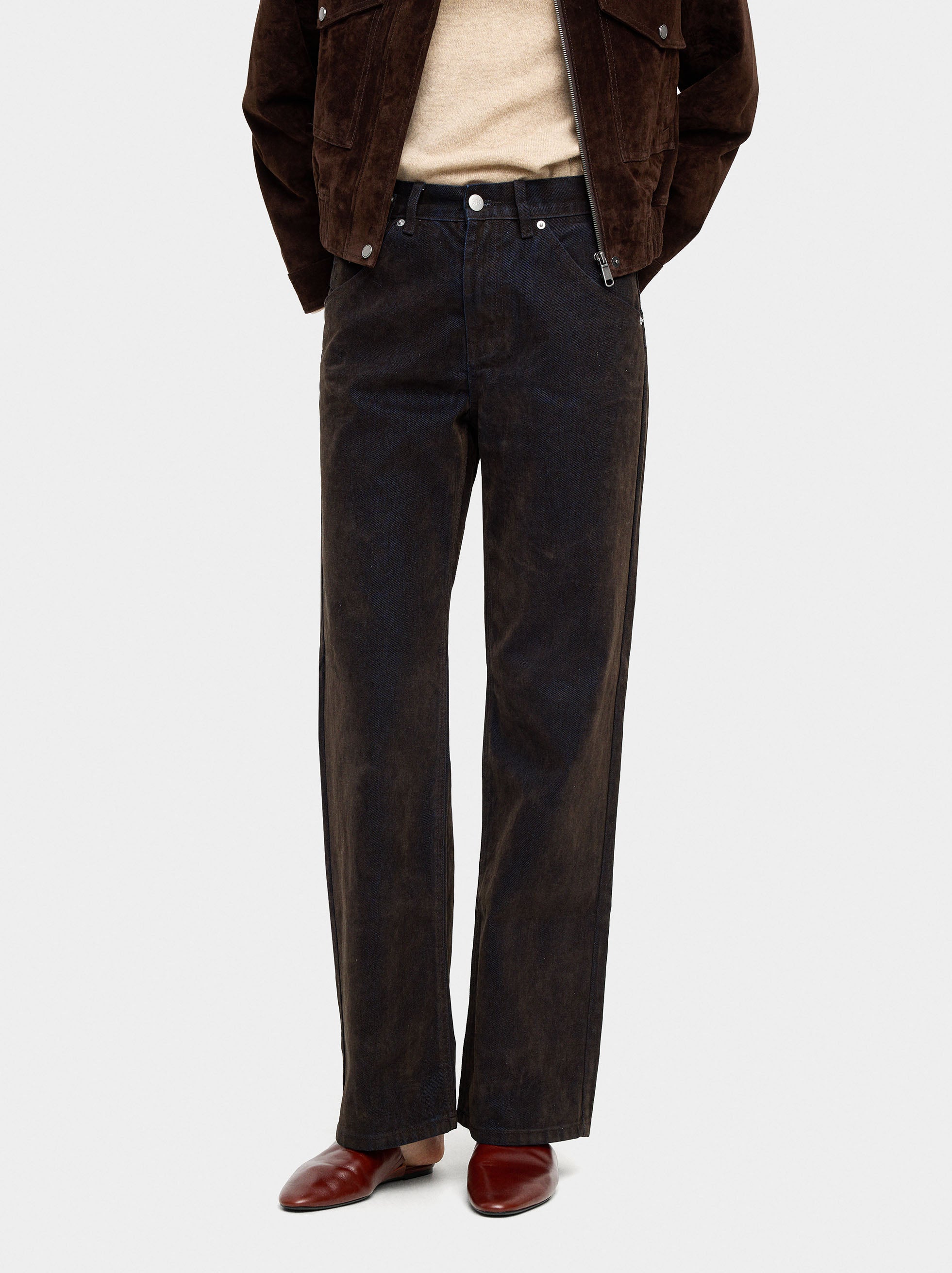 Pantalón Vaquero Efecto Terciopelo